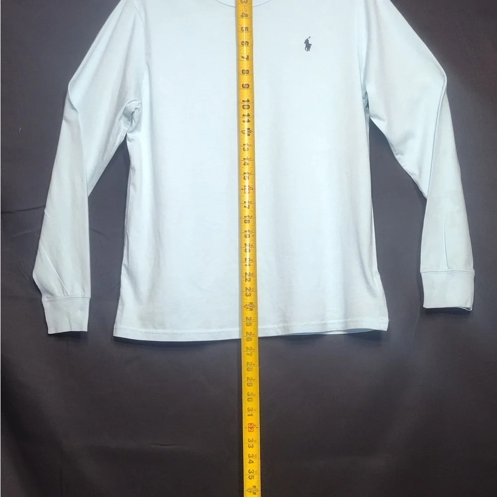 Polo Ralph Lauren Light Blue Long Sleeve Shirt size XL boys pre owned Exellent